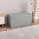 Пуф экокожаSalon Tron Куб puf_cub_80_14, 40x80 см, экокожа серый