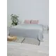 Плед-покрывало вязаный серый меланж AlmaForHome Christmas tree 220x240 см