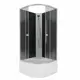 Душевая кабина Niagara Eco 75081454BK высокий поддон 90x90см