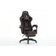 Игровое кресло Imba 131 46x83x48 см велюр цвет темно-коричневый