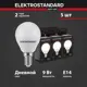 Набор ламп Elektrostandard a064193 E14 170-240 В 9 Вт шар малый 850 Лм нейтральный белый свет 5 шт