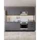 Кухонный гарнитур Дсв мебель Орбита 240x153.2x82.8 см ЛДСП цвет темно-серый