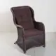 Кресло садовое Aiko КрAmarantкоричневыый Amarant 87 см x 70 см x 107 см искусственный ротанг коричневый