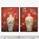Набор картин Artnomore China porcelain vase red palette 2024г. AR-777000033 75x105 см 2 шт