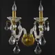 Настенный светильник Crystal lux Alicante ap2 цвет бронза