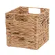 Корзина для белья WasserKRAFT Glan WB-661-L 27x27x27 см цвет коричневый