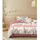 Комплект постельного белья Tango Flannel 1.5 спальный фланель 1.5-спальный наволочки 50 x 70- 2 шт цвет розовый, темно-серый, светло-бежевый