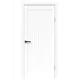 Дверь межкомнатная DK-doors Lux 23 глухая 60х200см ПВХ цвет велютто бьянко без замка и петель в комплекте