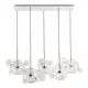 Светильник подвесной светодиодный Loft It Bolle 2027-s5 8.98 м² теплый белый (желтый) свет цвет белый/золото/прозрачный