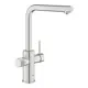 Смеситель для кухни Grohe Blue Pure Minta поворотный излив 33 см цвет нержавеющая сталь