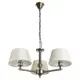 Люстра потолочная ARTE LAMP YORK 3 лампы 6 м² цвет коричневый