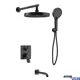Душевая система встраиваемая KEVON KV89615-7 цвет черный