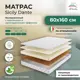 Матрас All'perrino Sicily Dante Sic14/80/160Dn 80x160x14 см беспружинный 1-спальный