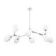 Люстра подвесная Arte lamp A4103sp-8cc 8 ламп 18.5 м² цвет хром