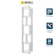 Стеллаж с полками Beneli 33x176.1x33 см ЛДСП цвет белый нагрузка на полку до 3 кг