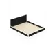 Кровать Solarius Kr180loft-ser-white 185 x 90 x 206 см сосна цвет серый