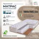 Матрас All'perrino Sovana Dolce Sov180/195/600Dl 180x195x20 см независимый пружинный блок 2-спальный