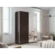 Шкаф-купе Мебельная компания е1 550558 230x120х57 см 8 полок лдсп цвет венге