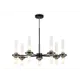 Люстра на штанге Ambrella light High light Lh55353 14 ламп 28 м² цвет золото, прозрачный, черный