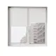 Рулонная штора блэкаут Унистайл RKRBLBEL060145, 60x145 см, цвет белый