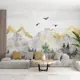 Фотообои флизелиновые Urban Style Птицы над горами UST4811, 400x270 см