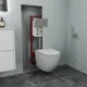 Комплект BAUEDGE NEO45700-BL0002-Q00002 6 в 1: инсталляция, унитаз безободковый Dream 53, сиденье микролифт, кнопка Stil хром