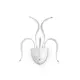 Настенный светильник Ideal lux Elysee 054971 цвет белый