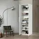 Шкаф распашной Гамма 1901022677 110x240x60 см ЛДСП цвет белый текстурный
