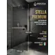 Душевая перегородка Doccia GLASS119/GRMTHOLD/5CHROMEMT 119x195см хромированный профиль
