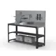 Стол металлический Metalex 201390, максимальная нагрузка 260 кг