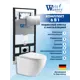 Комплект инсталляция с унитазом Weltwasser AM50658 цвет белый