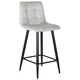 Стул полубарный Dobrin Olivia LML-8078-1 43x94x52 см цвет светло-серый