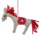 Фигура декоративная Лошадка 718618 Jiangsu holly everlasting inc., remeco collection 22 см растягивающаяся цвет красный