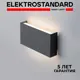 Светильник настенный светодиодный уличный Elektrostandard 1705 Techno Golf IP54 цвет хром