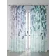 Тюль Comfy Way Алоуна - 95 CW580095-240 150x240 см на шторной ленте цвет синий 2 шт