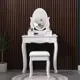 Туалетный столик с зеркалом Vinotti 71x129x40 см цвет белый