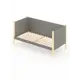 Кровать Solarius Тахта орто основание svetser80-190van-orto 90 x 101 x 200 см дерево цвет светло-серый, ванильный