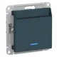 Переключатель карточный с задержкой времени встраиваемый Systeme electric AtlasDesign ATN000867 цвет зеленый