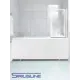 Экран под ванну Siriusline 170 см пластиковый профиль цвет Белый