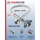 Гибкая подводка для воды Profactor PF521.30 1/2" 30 см наружная-внутренняя резьба