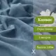 Ткань на отрез 1 м/п Canvas канвас ширина ткани 200 см цвет пыльно-синий 7112088/482