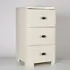Комод Альтернатива 869758 3 ящика 40x60x40 см пластик цвет белый