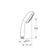 Ручной душ GROHE New Tempesta хром 28419002