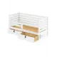 Кровать Solarius Det-spin70-140bel-full-2yash 80 x 101 x 150 см сосна цвет белый