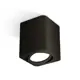 Светильник точечный накладной Ambrella light Xs7813010 2 м² цвет черный