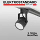 Трековый светильник Elektrostandard Robi MRL 1004 под лампу 35 Вт однофазный цвет черный