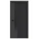 Дверь межкомнатная DK-doors Lux 08 остеклённая 60x200см ПВХ цвет велютто оскуро без замка и петель