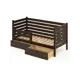 Кровать Solarius Det-spin90-180ven-2yash 100 x 101 x 190 см сосна цвет коричневый