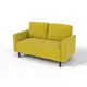 Диван Salon tron Сканди 120x85x66 см велюр цвет горчичный