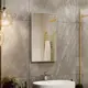 Зеркало для ванной Uperwood Vizo 40x70 см белый профиль